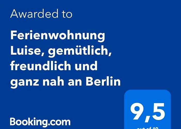 Lägenhet Luise, Gemuetlich, Freundlich Und Ganz Nah An Berlin Oranienburg